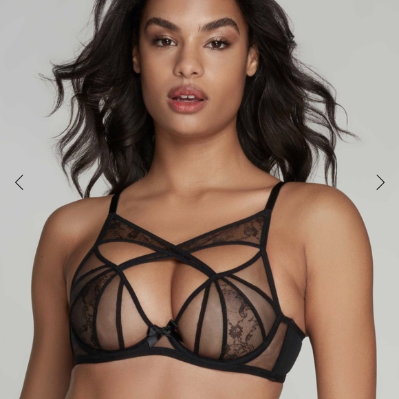 Agent Provocateur Other - Agent Provocateur black Iza High Neck Underwired Bra size 34E